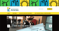 Desktop Screenshot of communitypowermn.org